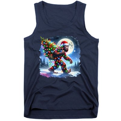 Bigfoot Christmas Holiday Sasquatch Xmas Tank Top