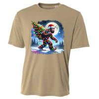 Bigfoot Christmas Holiday Sasquatch Xmas Cooling Performance Crew T-Shirt