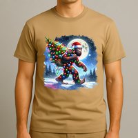 Bigfoot Christmas Holiday Sasquatch Xmas T-Shirt