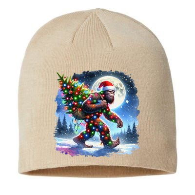 Bigfoot Christmas Holiday Sasquatch Xmas Sustainable Beanie