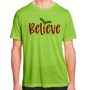 Believe Christmas Holiday Adult ChromaSoft Performance T-Shirt