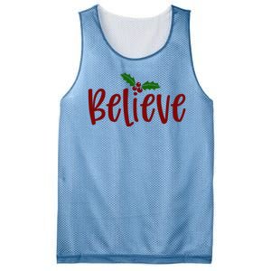 Believe Christmas Holiday Mesh Reversible Basketball Jersey Tank