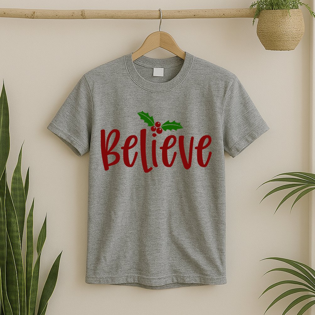 Believe Christmas Holiday T-Shirt