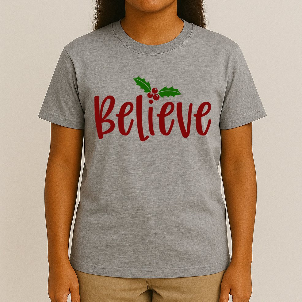 Believe Christmas Holiday T-Shirt