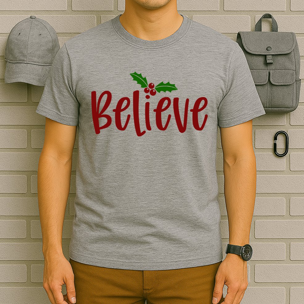 Believe Christmas Holiday T-Shirt