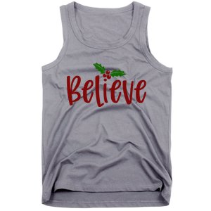 Believe Christmas Holiday Tank Top