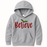 Believe Christmas Holiday Kids Hoodie