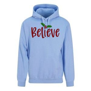 Believe Christmas Holiday Unisex Surf Hoodie