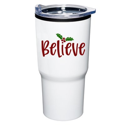 Believe Christmas Holiday Tumbler