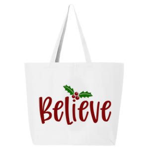 Believe Christmas Holiday 25L Jumbo Tote