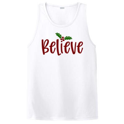 Believe Christmas Holiday PosiCharge Competitor Tank