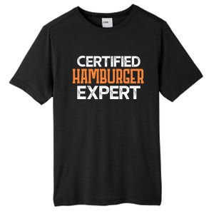 Burger Certified Hamburger Expert Cool Gift Tall Fusion ChromaSoft Performance T-Shirt