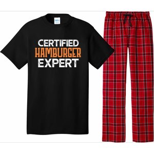 Burger Certified Hamburger Expert Cool Gift Pajama Set