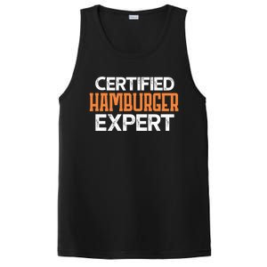 Burger Certified Hamburger Expert Cool Gift PosiCharge Competitor Tank