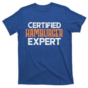 Burger Certified Hamburger Expert Cool Gift T-Shirt