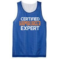 Burger Certified Hamburger Expert Cool Gift Mesh Reversible Basketball Jersey Tank