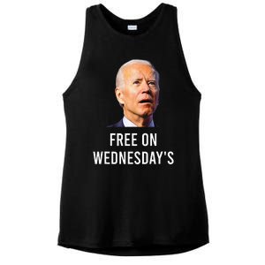 Biden Campaign Hawks ‘Free On Wednesdays’ Anti Trump Ladies PosiCharge Tri-Blend Wicking Tank