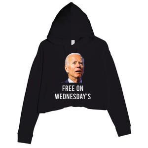 Biden Campaign Hawks ‘Free On Wednesdays’ Anti Trump Crop Fleece Hoodie