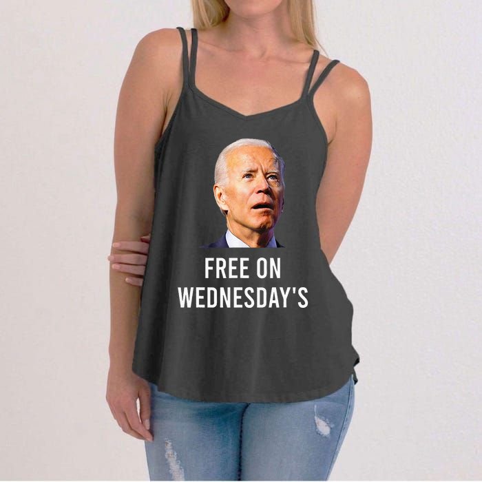 Biden Campaign Hawks ‘Free On Wednesdays’ Anti Trump Women's Strappy Tank