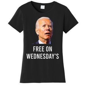 Biden Campaign Hawks ‘Free On Wednesdays’ Anti Trump Women's T-Shirt