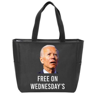 Biden Campaign Hawks ‘Free On Wednesdays’ Anti Trump Zip Tote Bag