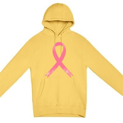 Breast Cancer Heartbeat Pulse Premium Pullover Hoodie