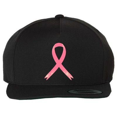 Breast Cancer Heartbeat Pulse Wool Snapback Cap