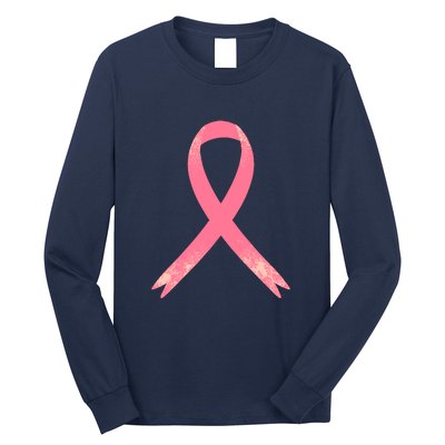 Breast Cancer Heartbeat Pulse Long Sleeve Shirt