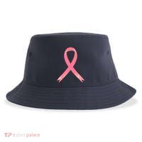 Breast Cancer Heartbeat Pulse Sustainable Bucket Hat