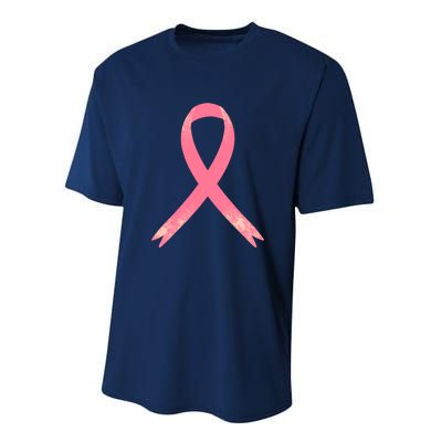 Breast Cancer Heartbeat Pulse Performance Sprint T-Shirt