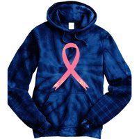 Breast Cancer Heartbeat Pulse Tie Dye Hoodie