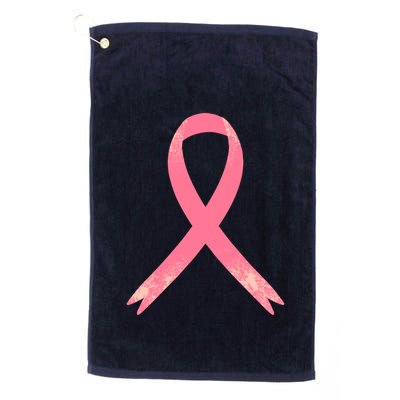 Breast Cancer Heartbeat Pulse Golf Towel