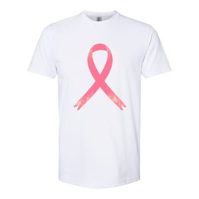 Breast Cancer Heartbeat Pulse Softstyle CVC T-Shirt