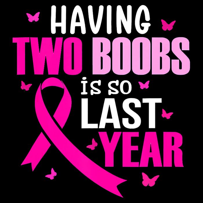 Breast Cancer Having Two Boobs Is So Last Year Awareness Doggie Tank