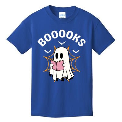 Booooks Cute Halloween Ghost Read More Books Funny Spooky Kids T-Shirt