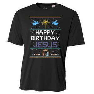 Birthday Cake Happy Birthday Jesus Christian Cooling Performance Crew T-Shirt