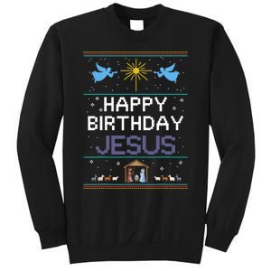 Birthday Cake Happy Birthday Jesus Christian Sweatshirt