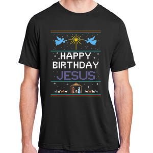 Birthday Cake Happy Birthday Jesus Christian Adult ChromaSoft Performance T-Shirt