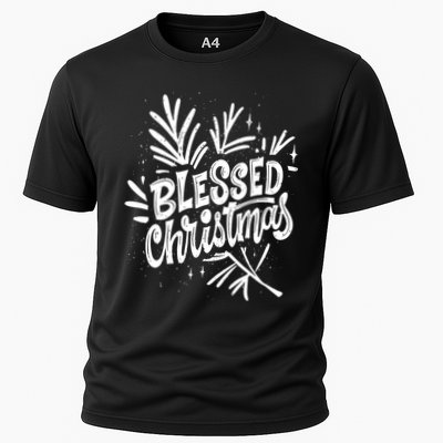 Blessed Christmas Holiday Cooling Performance Crew T-Shirt