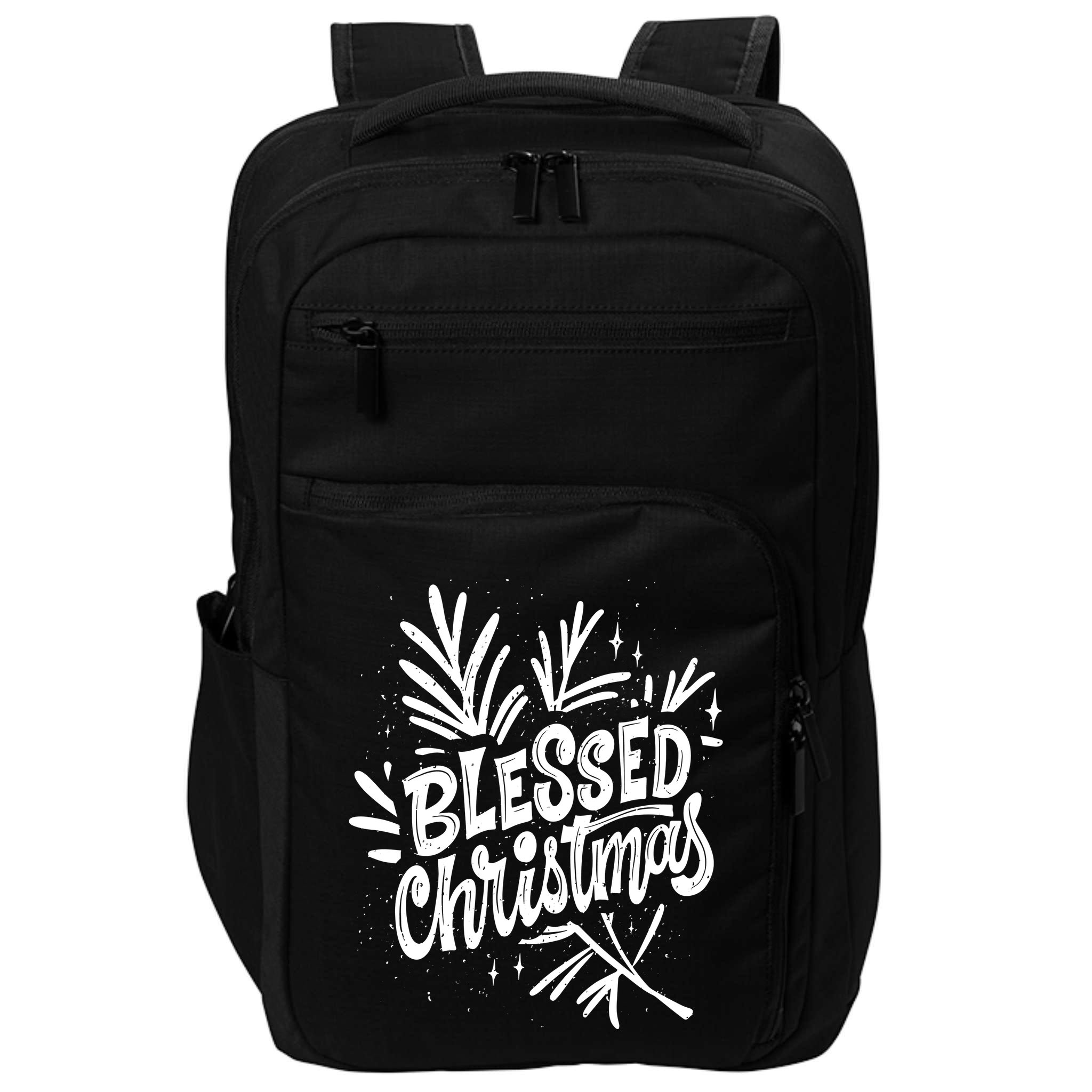 Blessed Christmas Holiday Impact Tech Backpack