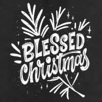 Blessed Christmas Holiday 11oz C Handle Ceramic Mug