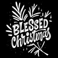Blessed Christmas Holiday Drawstring Bag