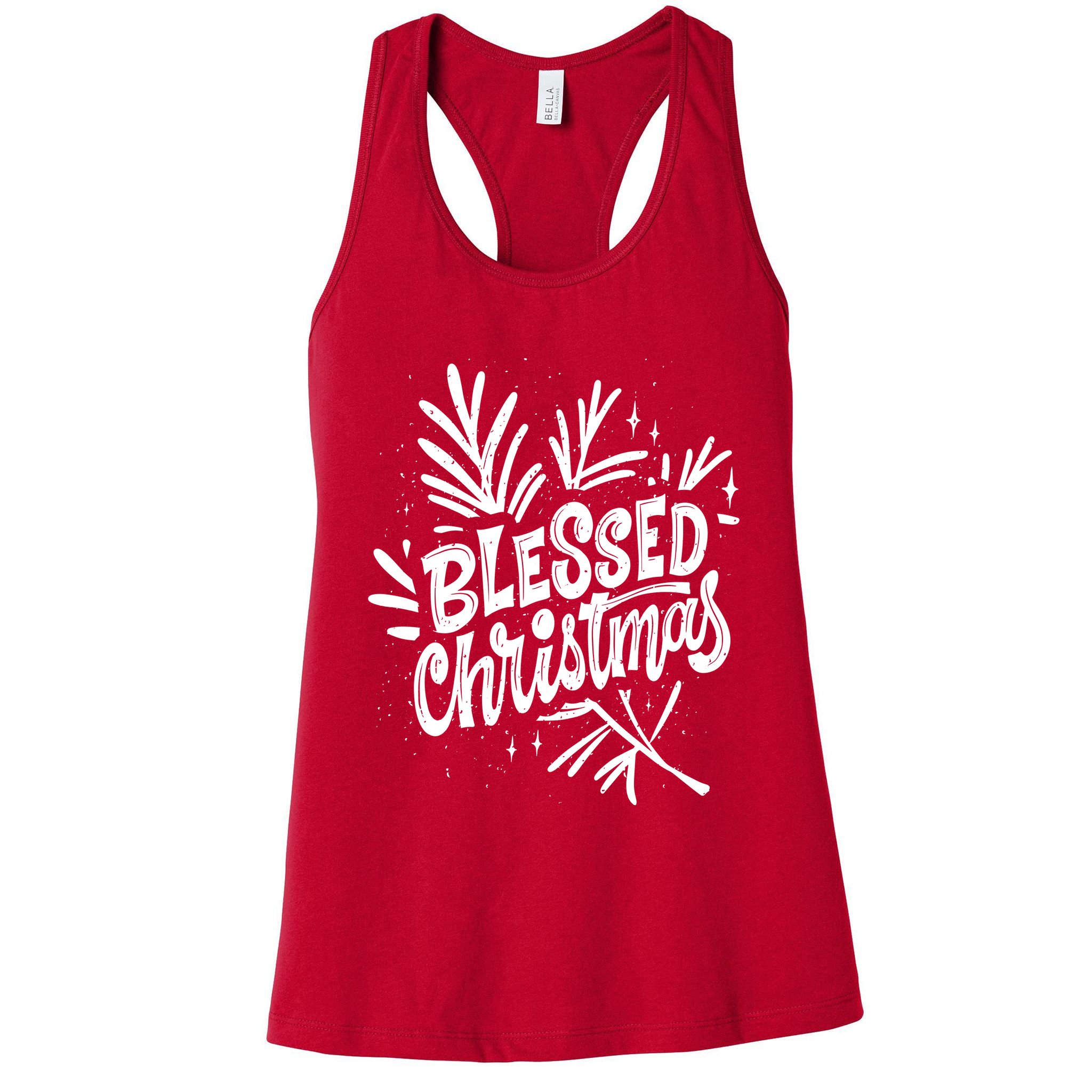 Blessed Christmas Holiday Womens Tank Top