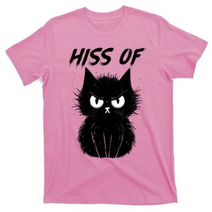 Black Cat Hiss Off For Men Women Meow Cat Gifts T-Shirt