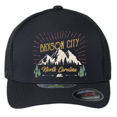 Bryson City Hiking North Carolina Flexfit Unipanel Trucker Cap