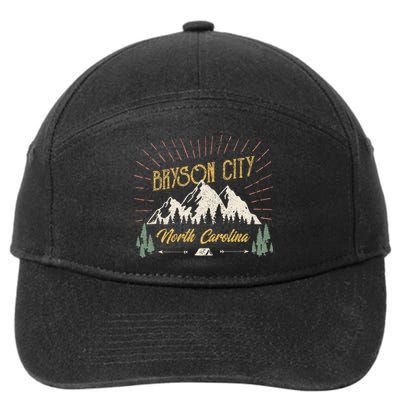 Bryson City Hiking North Carolina 7-Panel Snapback Hat