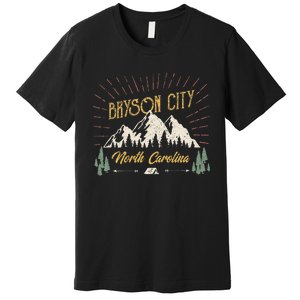 Bryson City Hiking North Carolina Premium T-Shirt