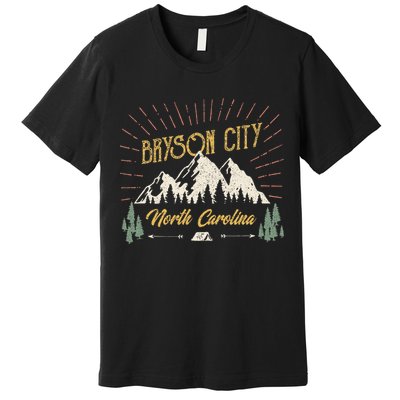 Bryson City Hiking North Carolina Premium T-Shirt