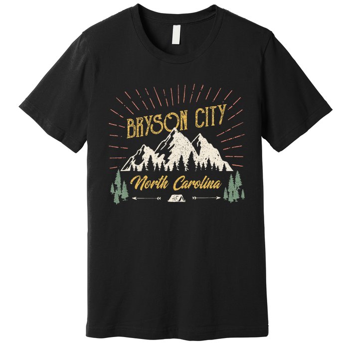 Bryson City Hiking North Carolina Premium T-Shirt