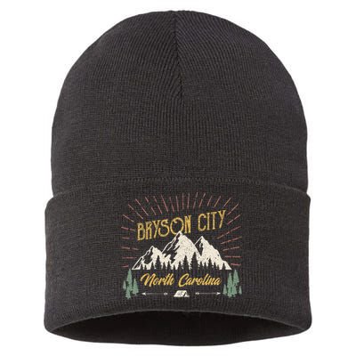 Bryson City Hiking North Carolina Sustainable Knit Beanie